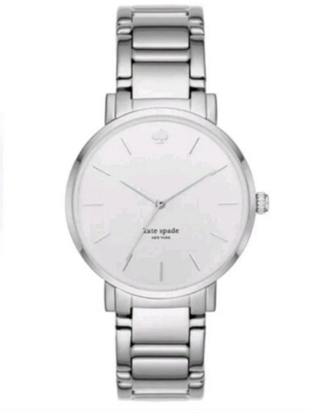 Kate Spade Silver Tone MOP Dial Stainless Steel Women's Watch 71.6g